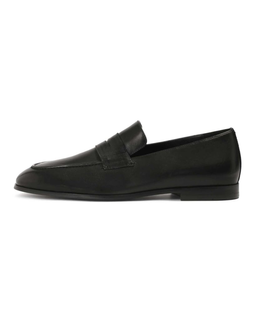 Kazar-Black-classic-leather-loafers-černá