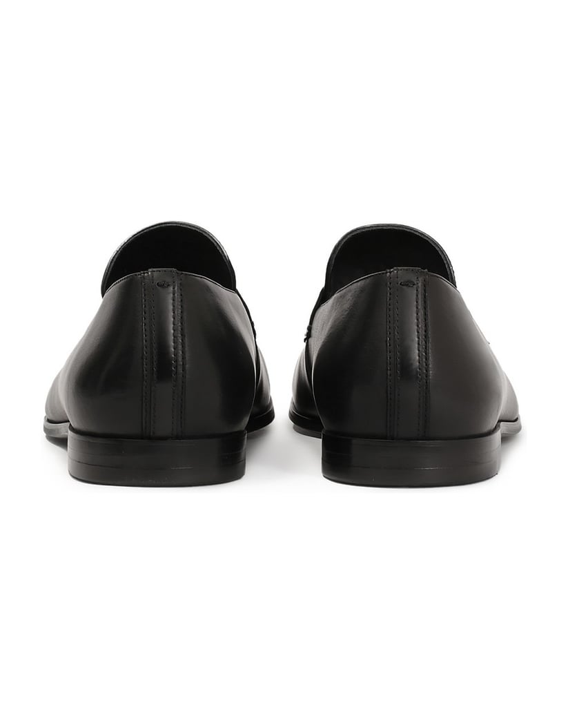 Kazar-Black-classic-leather-loafers-černá