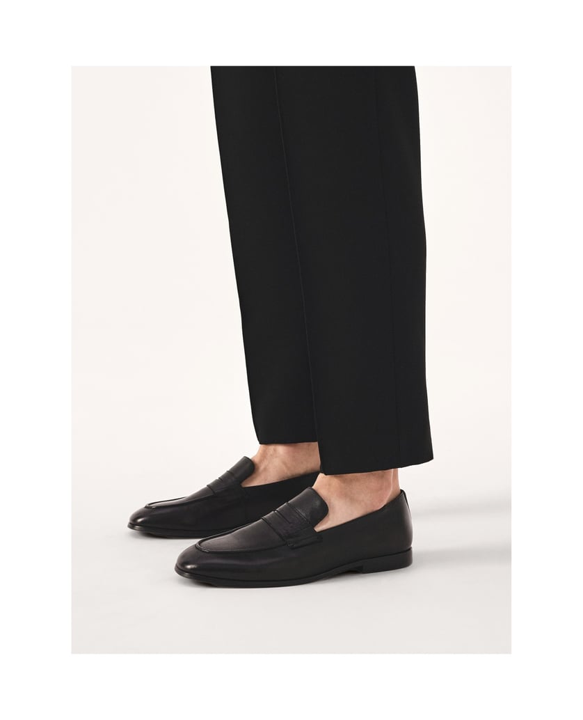 Kazar-Black-classic-leather-loafers-černá