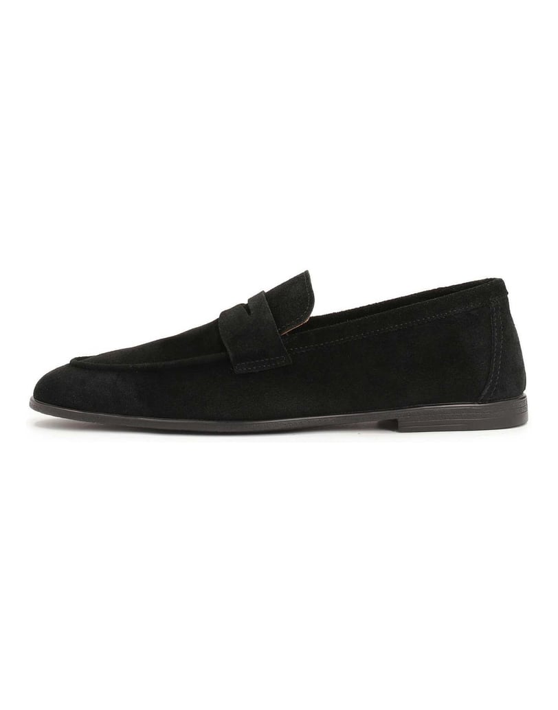 Kazar-Bequeme-schwarze-Wildleder-Slipper-schwarz