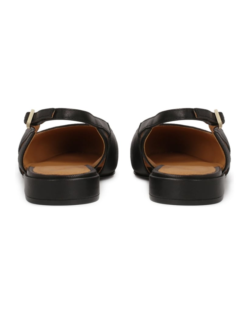 Kazar-Schwarze-Pumps-mit-flacher-Sohle-und-aus-schwarz