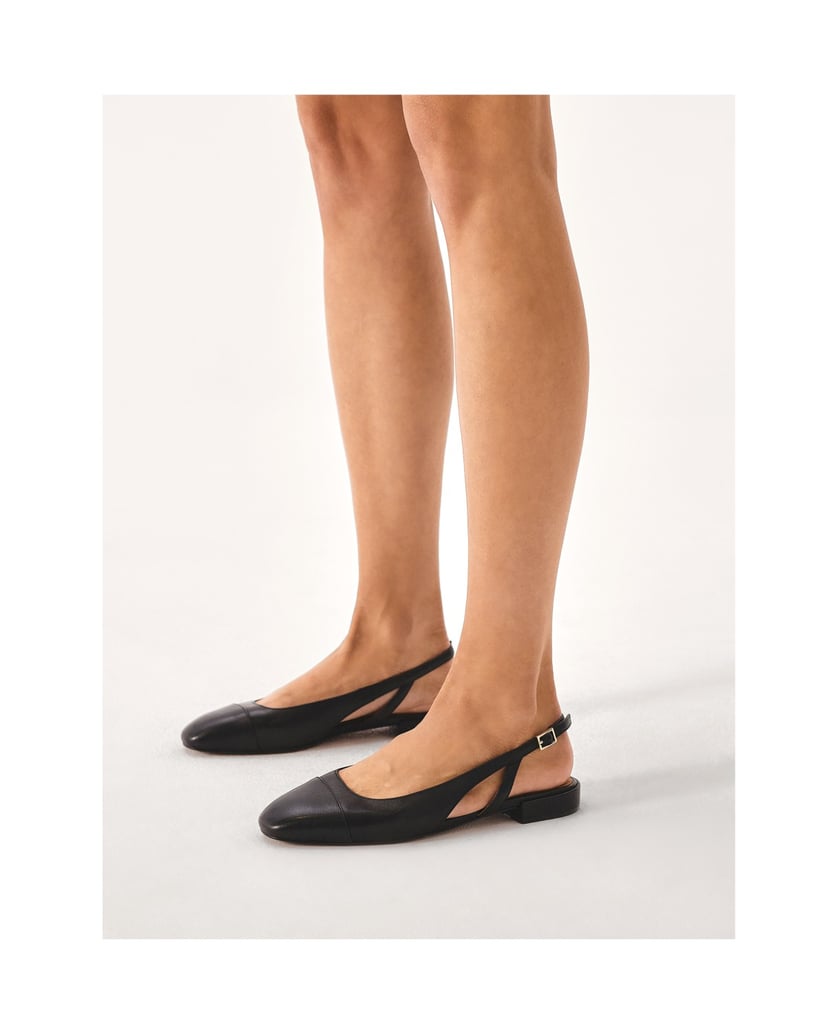 Kazar-Schwarze-Pumps-mit-flacher-Sohle-und-aus-schwarz