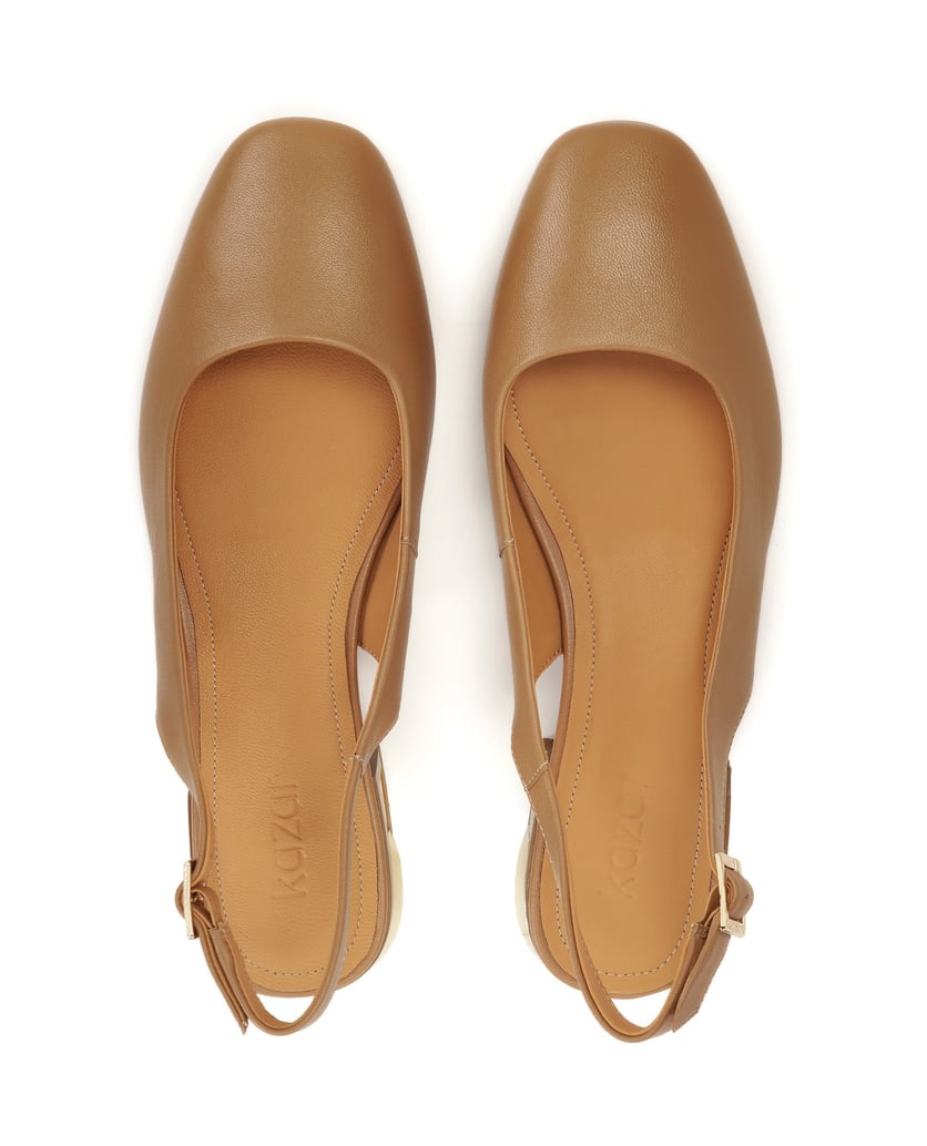 Kazar-Bequeme-Slingback-Pumps-mit-Metallverzie-camel