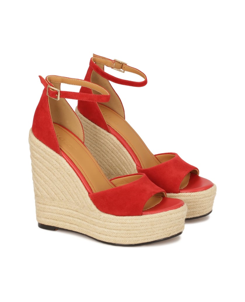 Kazar-Rote-Plateau-Sandalen-mit-Absatz-rot