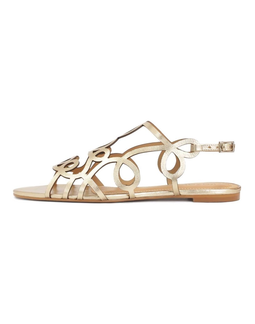 Kazar-Gold-sandals-with-a-fine-pattern-zlatá