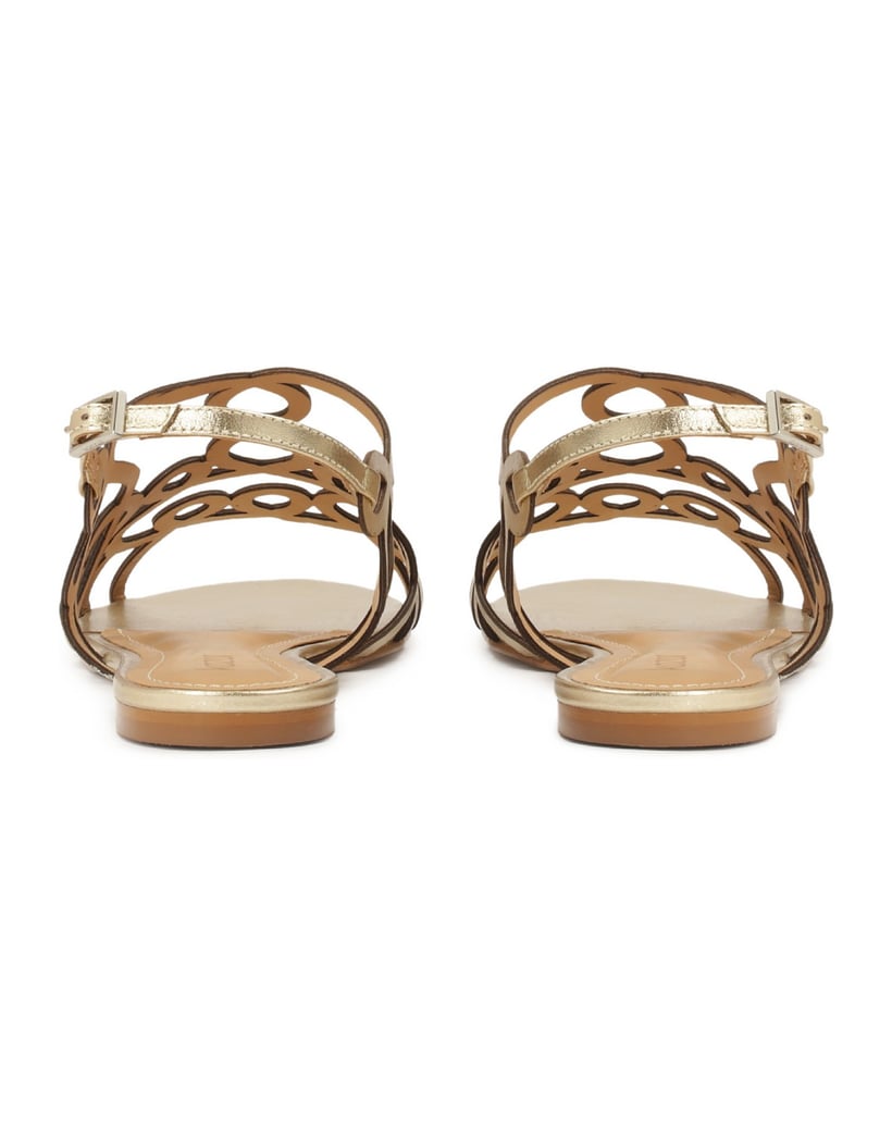 Kazar-Gold-sandals-with-a-fine-pattern-zlatá