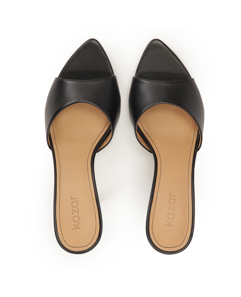 Kazar-Black-mules-with-a-wide-strap-čierna