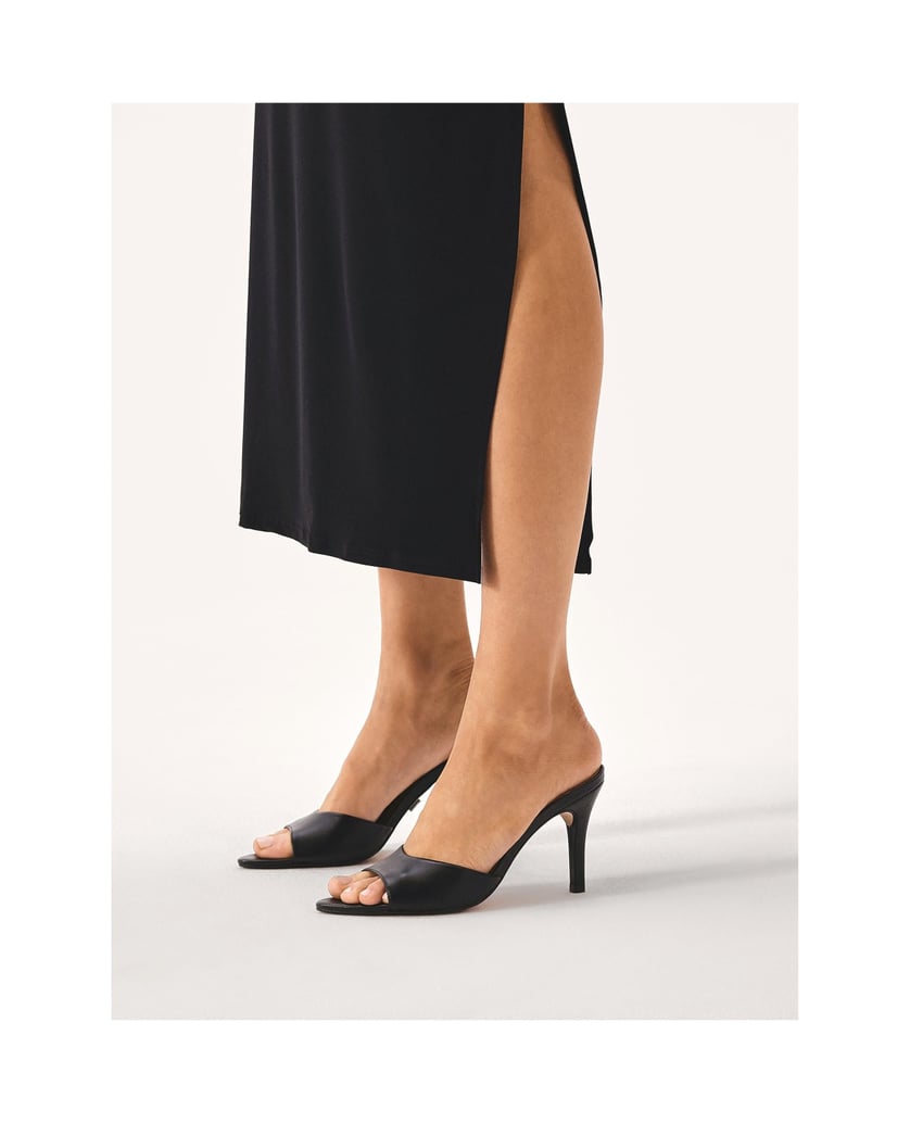 Kazar-Black-mules-with-a-wide-strap-čierna