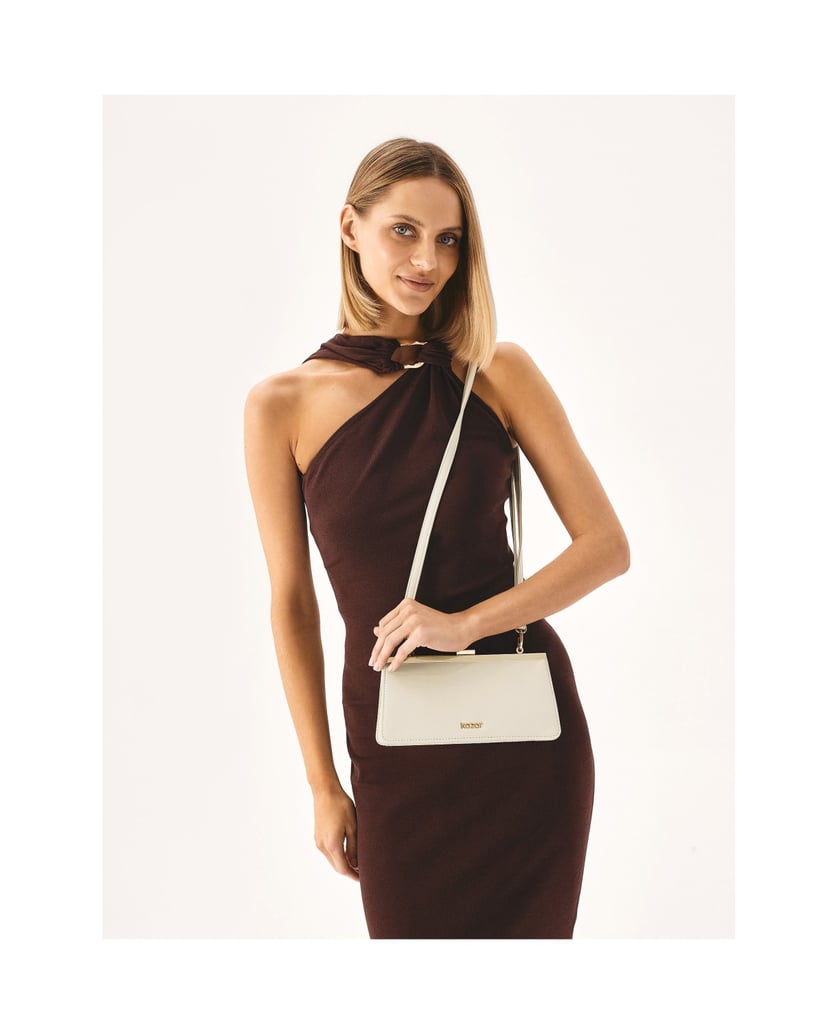 Kazar-Elegant-handbag-with-metal-frame-biela