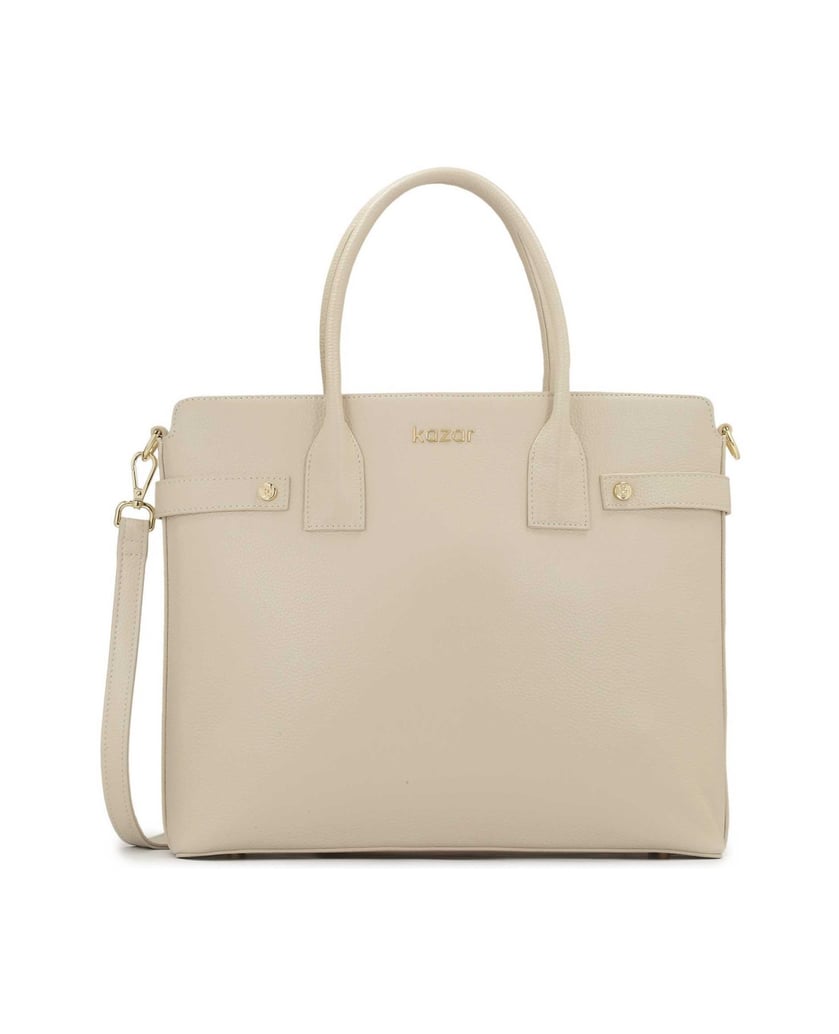 Kazar-Light-leather-briefcase-handbag-bílá