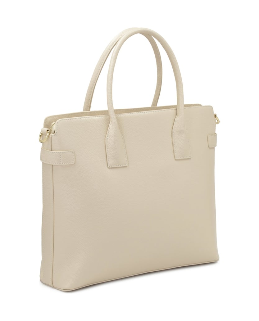 Kazar-Light-leather-briefcase-handbag-bílá