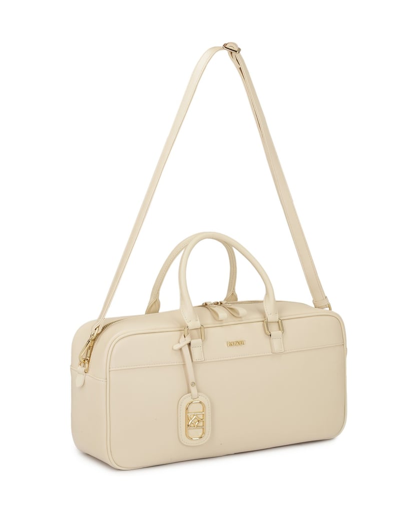 Kazar-Oblong-cream-handbag-with-two-straps-biela