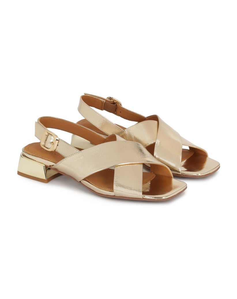 Kazar-Low-sandals-in-metalized-gold-leather-zlatá