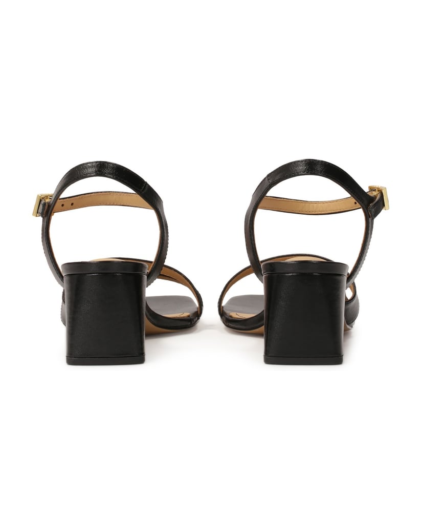 Kazar-Schwarze-Ledersandalen-mit-breitem-Absat-schwarz