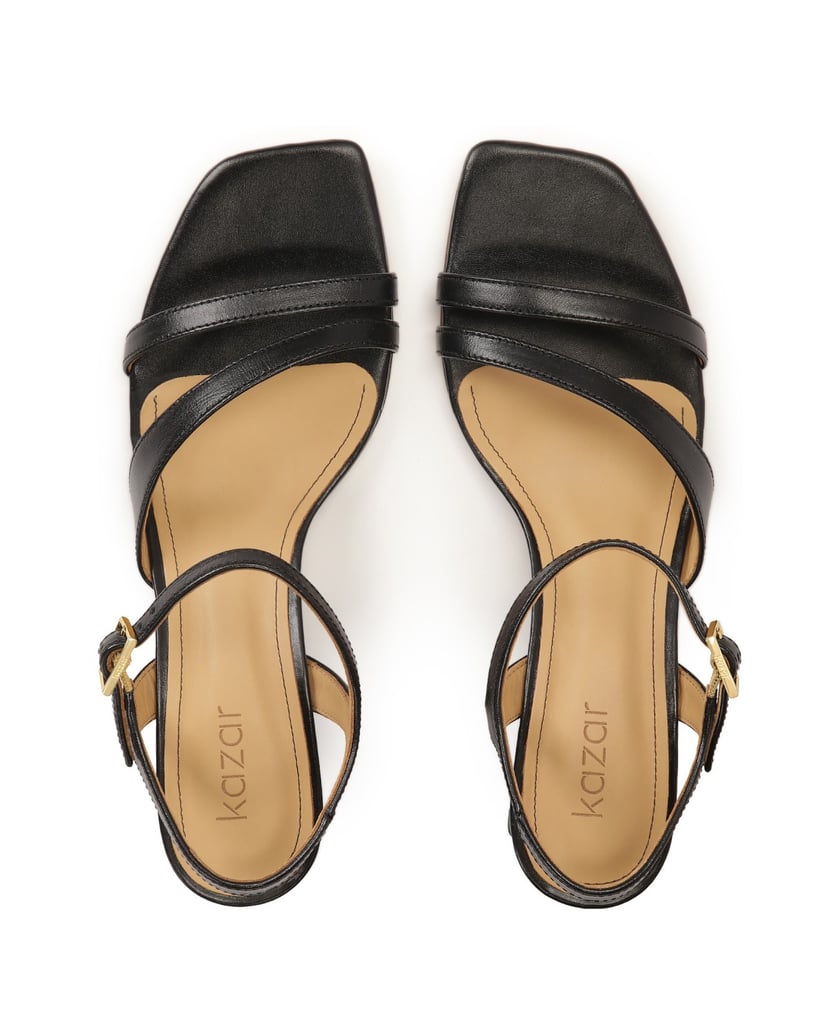 Kazar-Schwarze-Ledersandalen-mit-breitem-Absat-schwarz