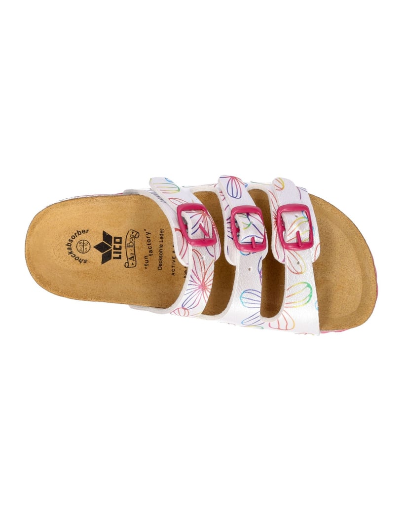 Lico-Pantolette-Bioline-Flower-Kids-weiss