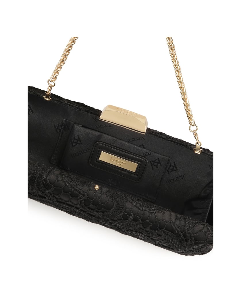 Kazar-Schwarze-Clutch-Bag-mit-Spitze-im-venezi-schwarz