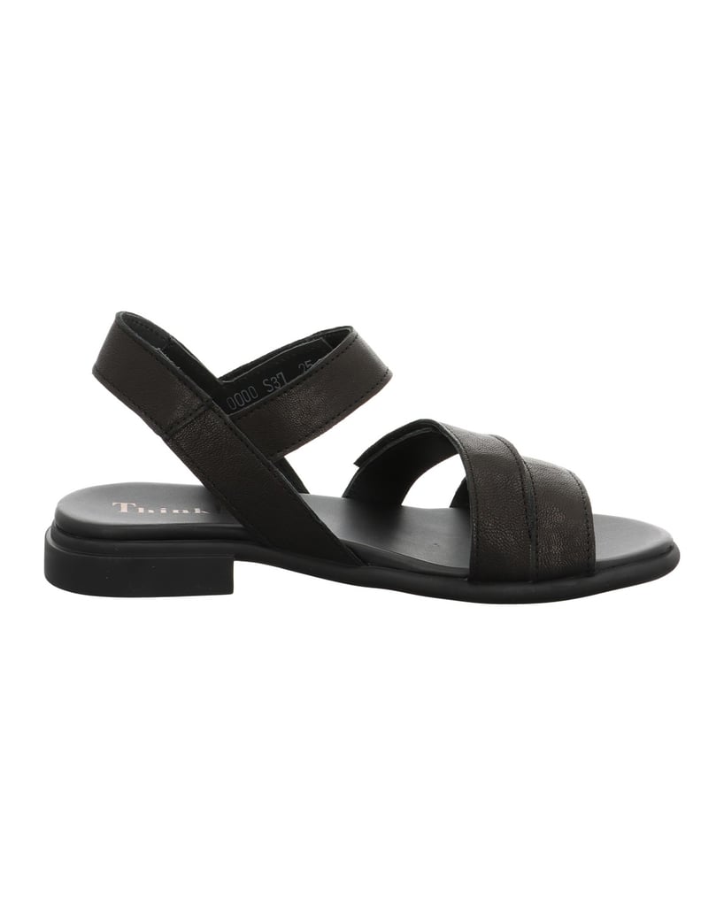 Think-Riemchensandale-KAMAA-schwarz