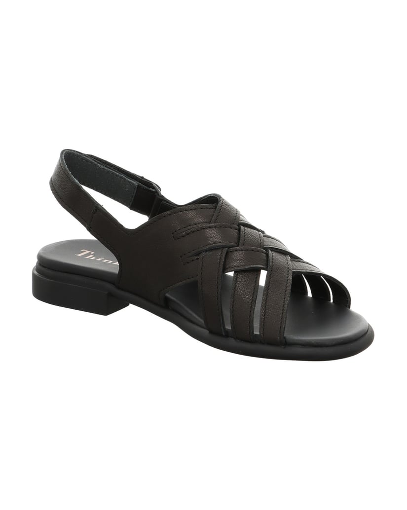 Think-Riemchensandale-KAMAA-schwarz