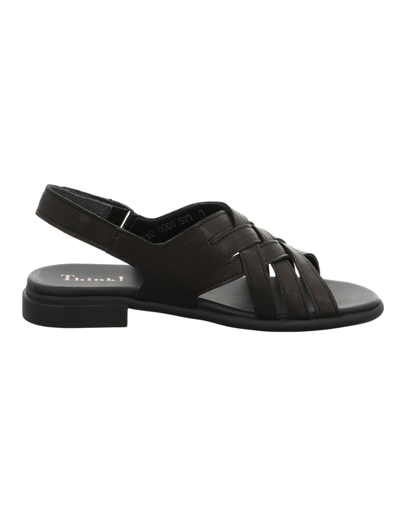Think-Riemchensandale-KAMAA-schwarz