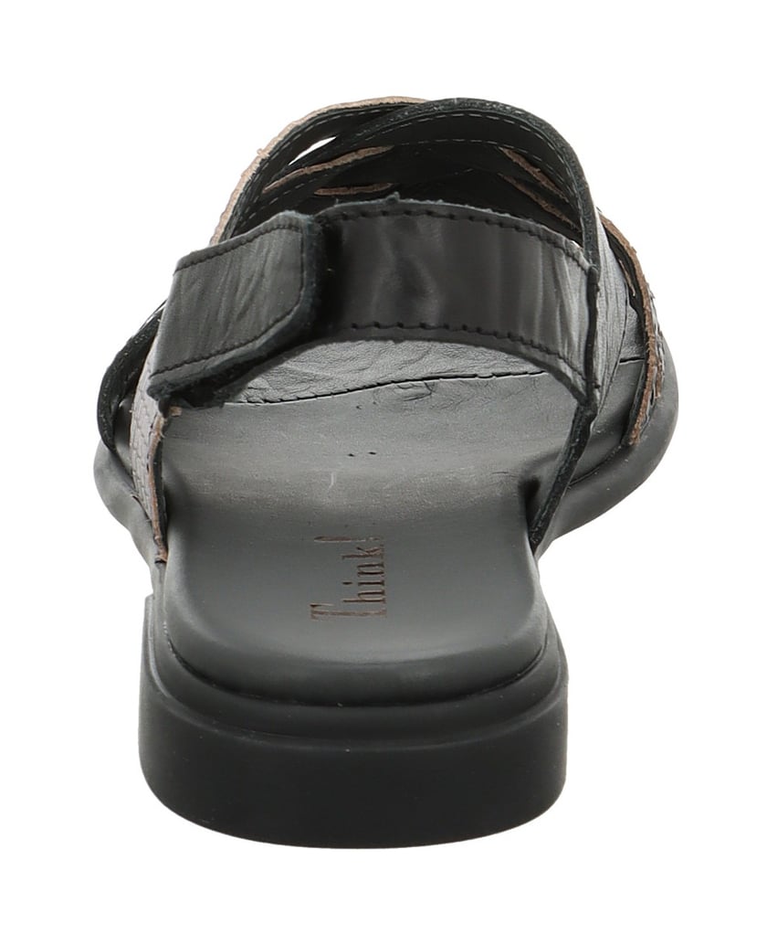 Think-Riemchensandale-KAMAA-schwarz