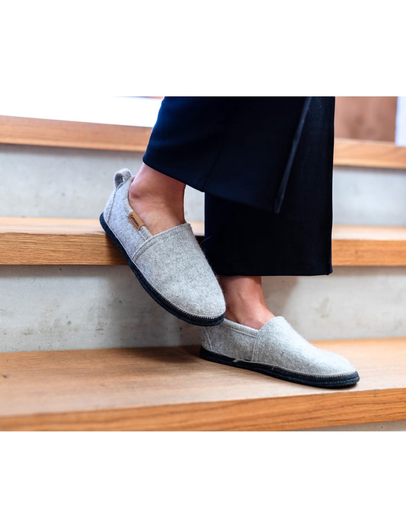 Gottstein-Slipper-Homely-Alpaka-grau