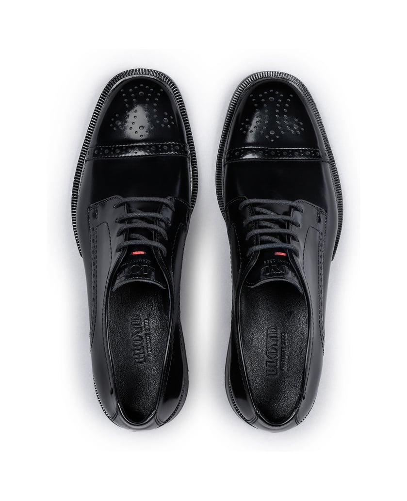 Lloyd-ELEGANTER-SCHNÜRHALBSCHUH-schwarz