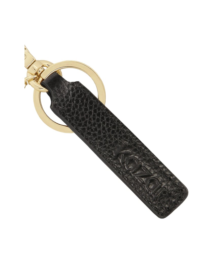 Kazar-Schlüsselanhänger-aus-schwarzem-Leder-mi
