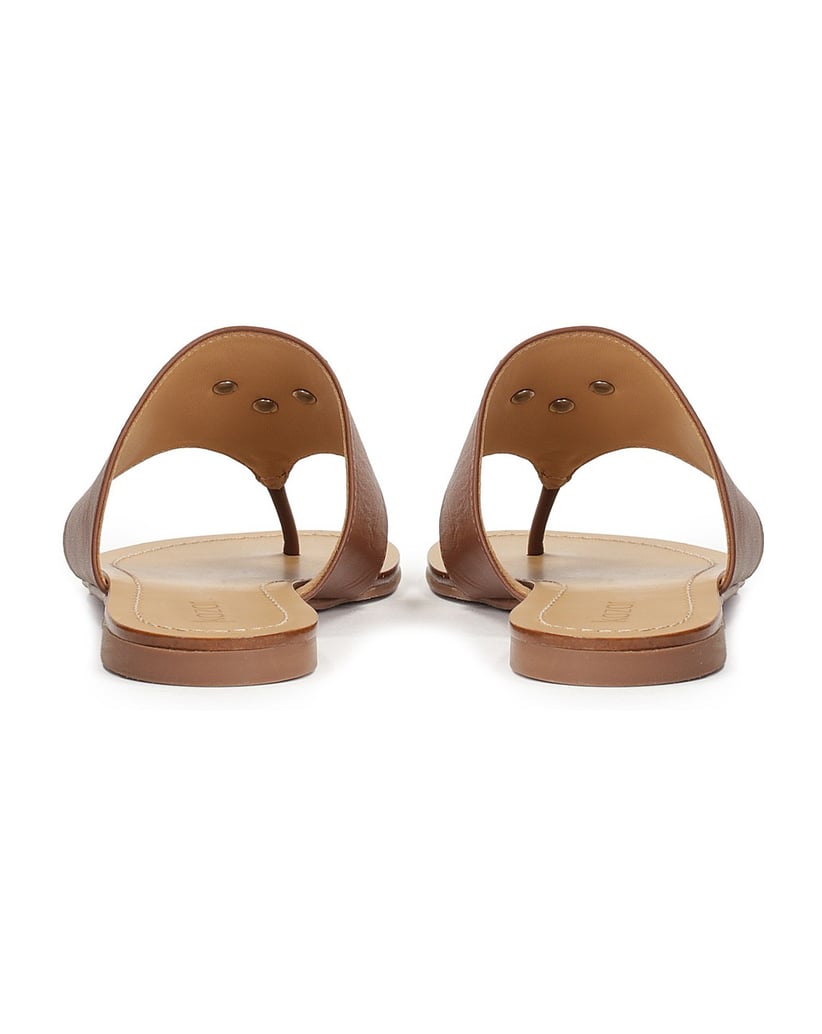 Kazar-KAZAR-monogrammed-leather-flip-flops-hnedá
