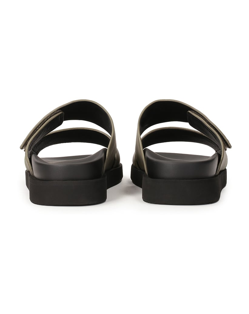 Kazar-Khaki-slides-with-two-straps-khaki