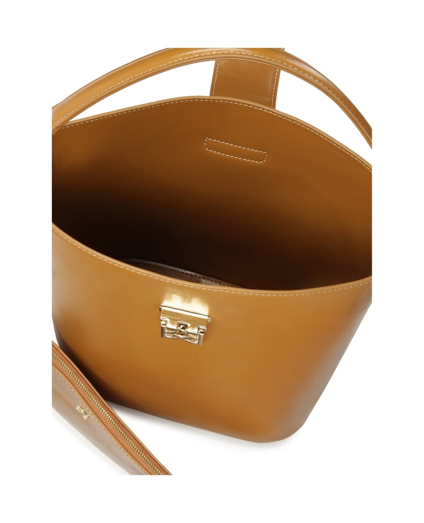 Kazar-Hellbraune-Handtasche-mit-zusätzlicher-T-camel