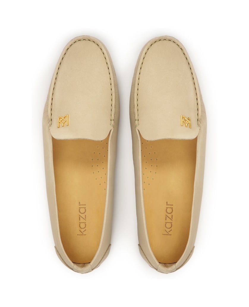 Kazar-Beige-casual-nubuck-moccasins-béžová