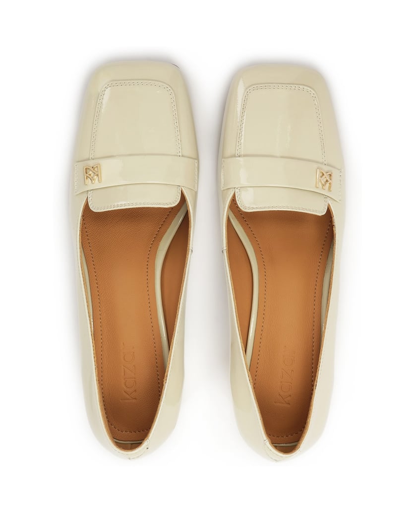 Kazar-Patent-leather-pumps-with-square-toes-biela