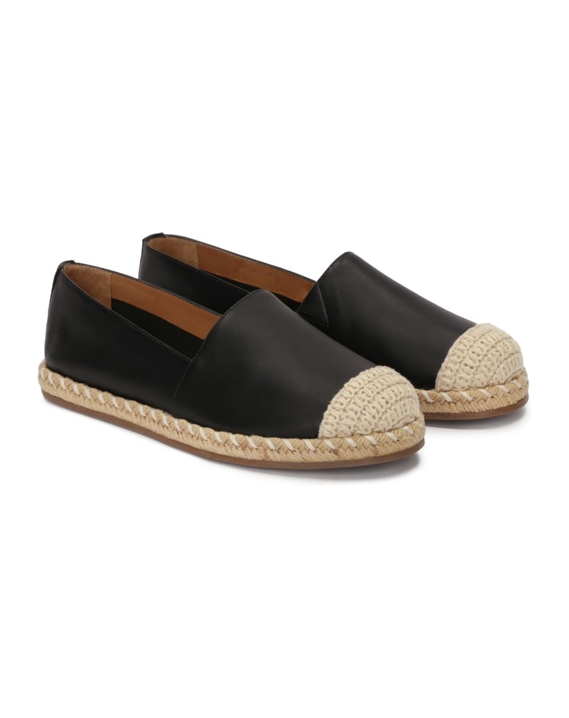 Kazar-Black-leather-espadrilles-čierna