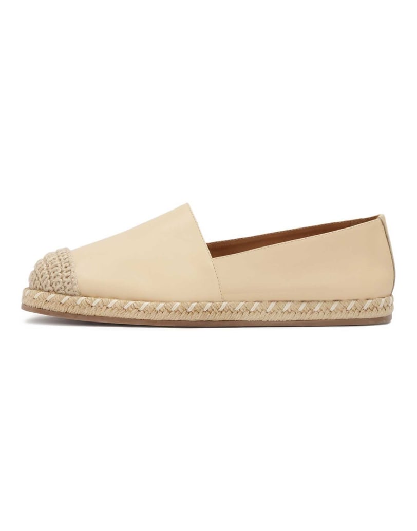 Kazar-Halbschuhe-mit-Espadrille-zum-Hineinschl-weiss