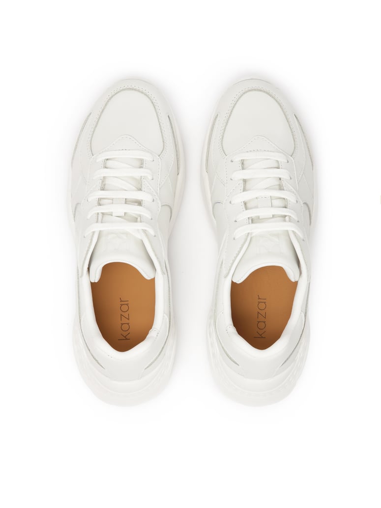 Kazar-Turnschuhe-aus-Leder-in-weißer-Farbe