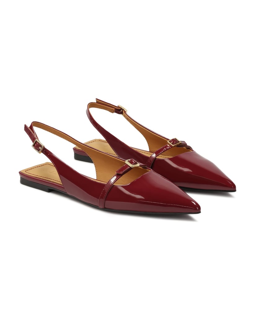 Kazar-Flache-burgunderfarbene-Lackleder-Pumps-rot