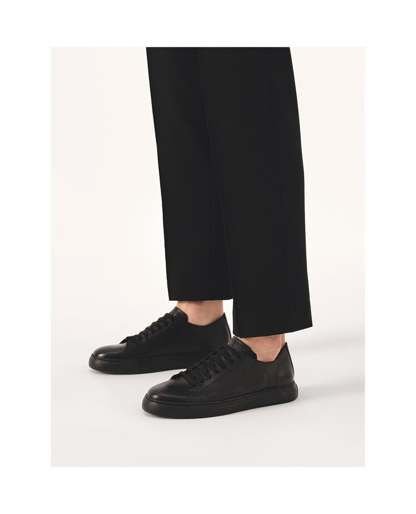 Kazar-Niedrige-schwarze-Turnschuhe-schwarz