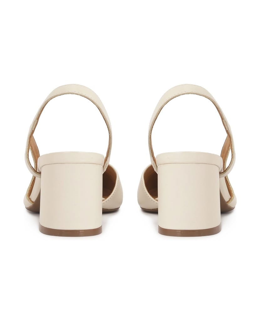 Kazar-Cream-pumps-with-cut-out-upper-bílá