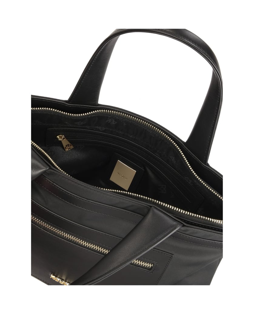 Kazar-Textile-handbag-and-shoulder-bag-černá