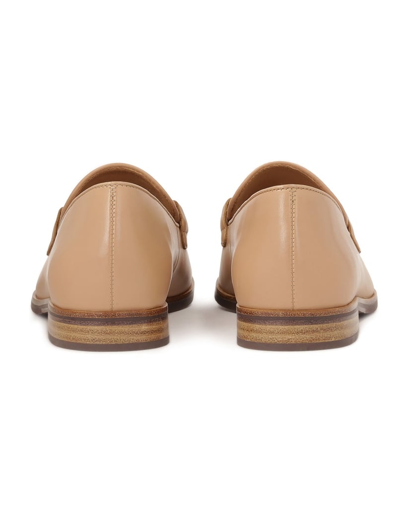 Kazar-Beigefarbene-Halfterschuhe-mit-Kropfband-beige