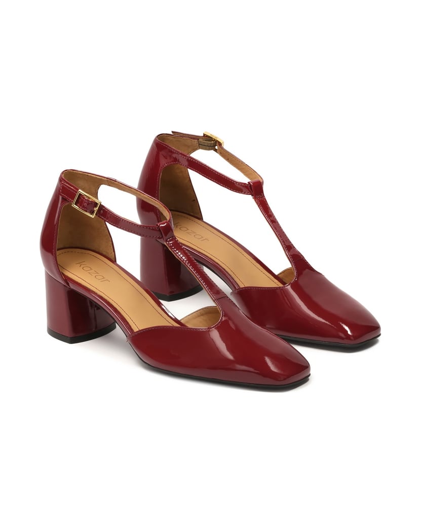 Kazar-Kastanienbraune-Pumps-mit-halboffenem,-l-rot