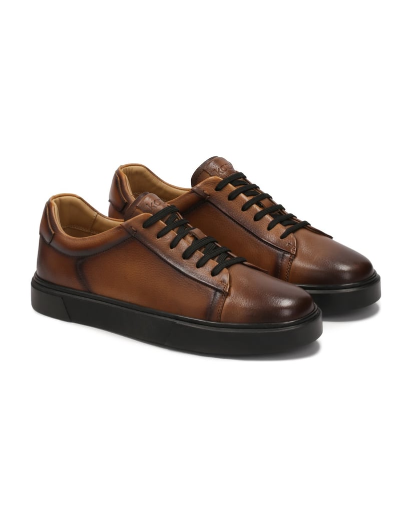 Kazar-Brown-sneakers-in-smart-casual-style-hnedá