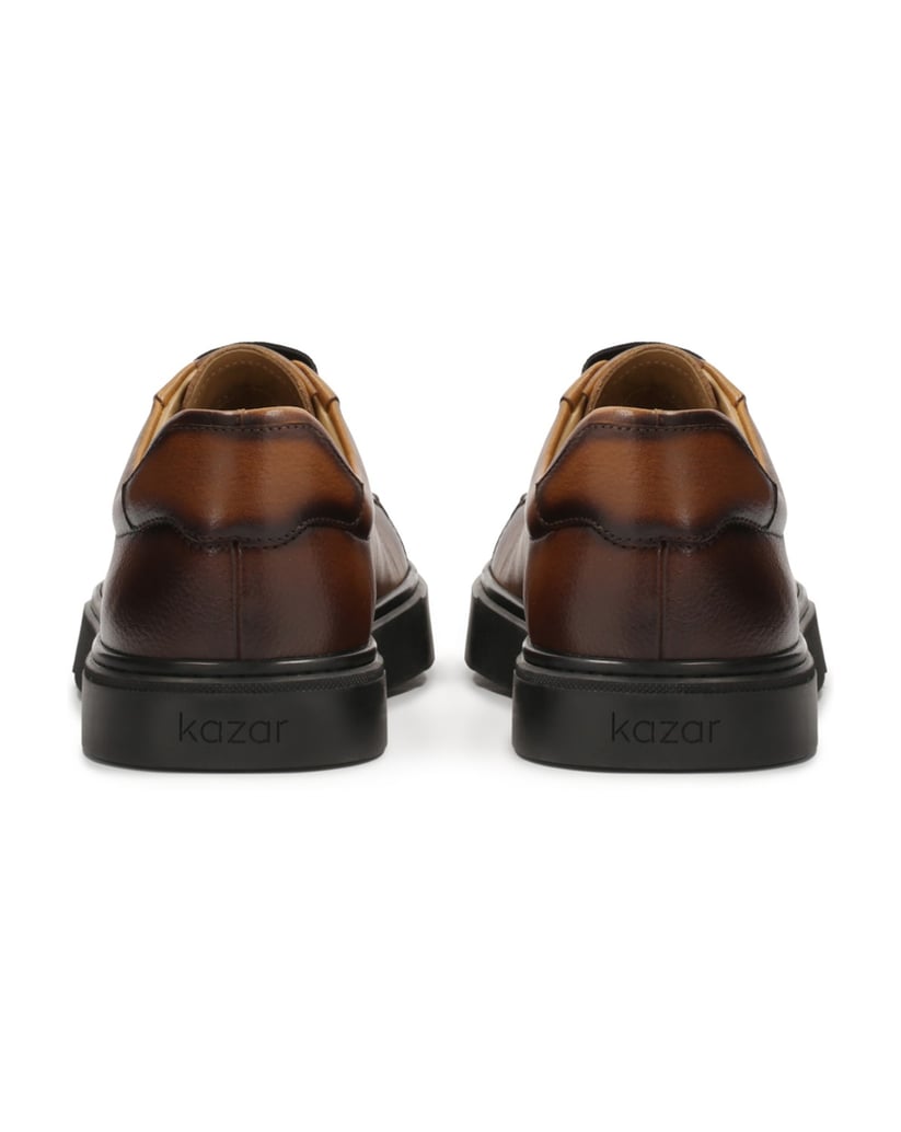 Kazar-Brown-sneakers-in-smart-casual-style-hnedá