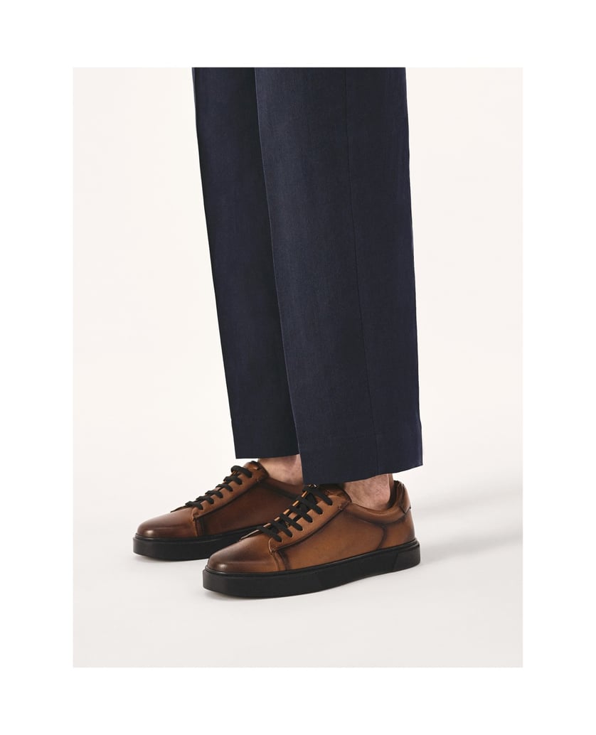 Kazar-Brown-sneakers-in-smart-casual-style-hnedá