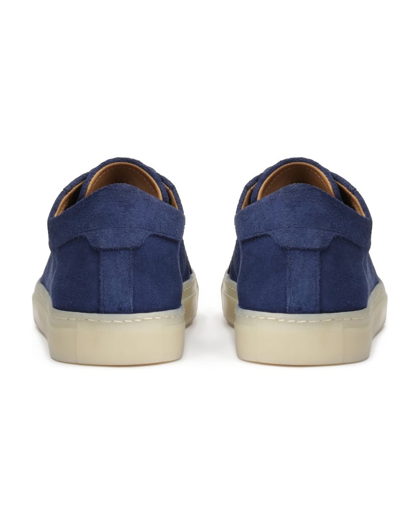 Kazar-Navy-blue-suede-leather-sneakers-tmavě-modrá