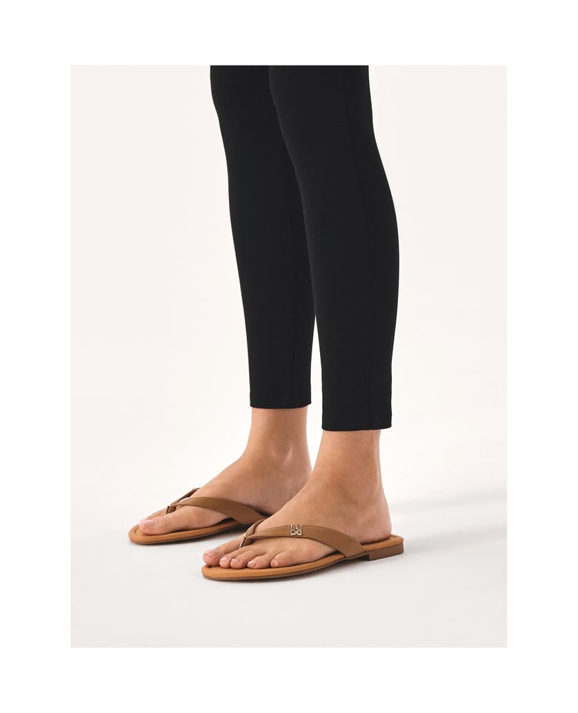 Kazar-Braune-flache-Flip-Flops-camel
