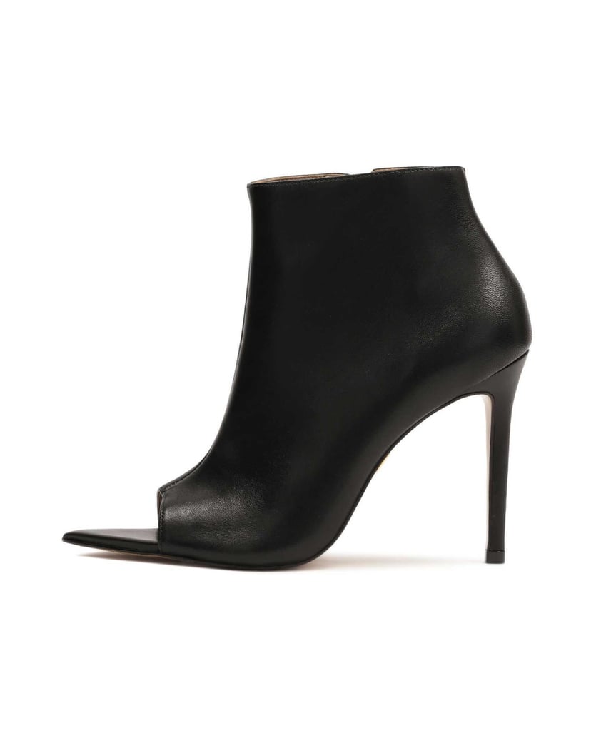 Kazar-Black-open-toe-pointed-toe-boots-čierna