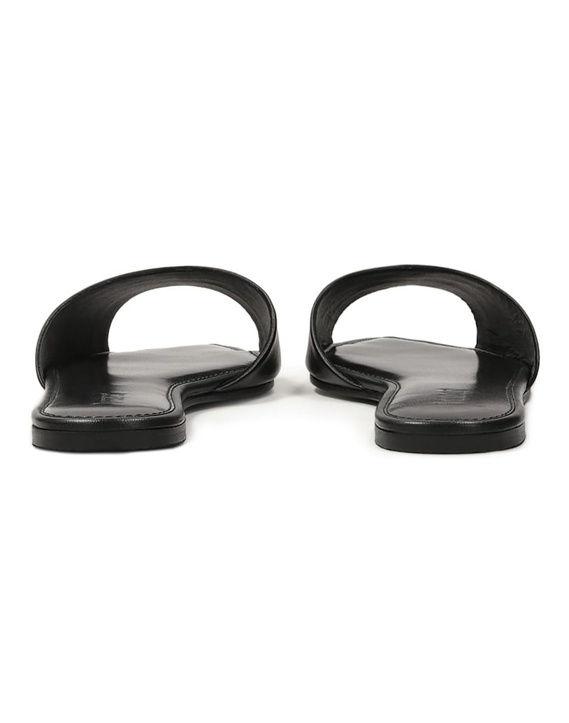 Kazar-Black-flat-slides-with-extended-noses-černá