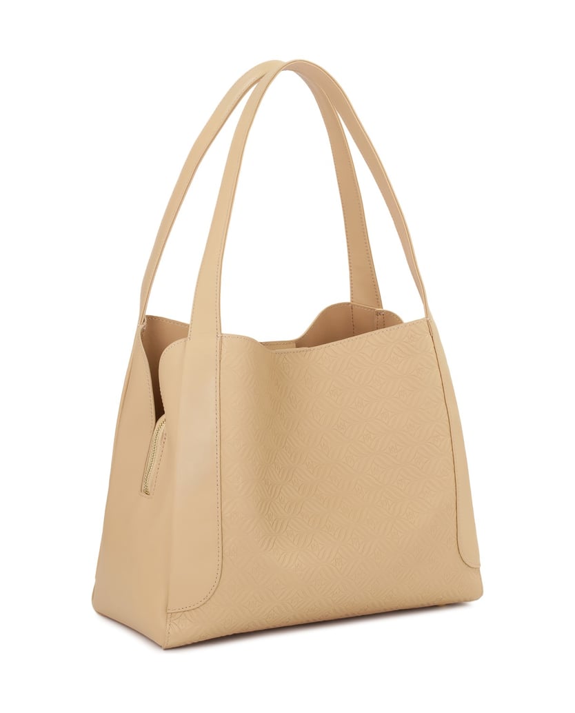 Kazar-Beige-shoulder-bag-with-a-loose-fit-béžová